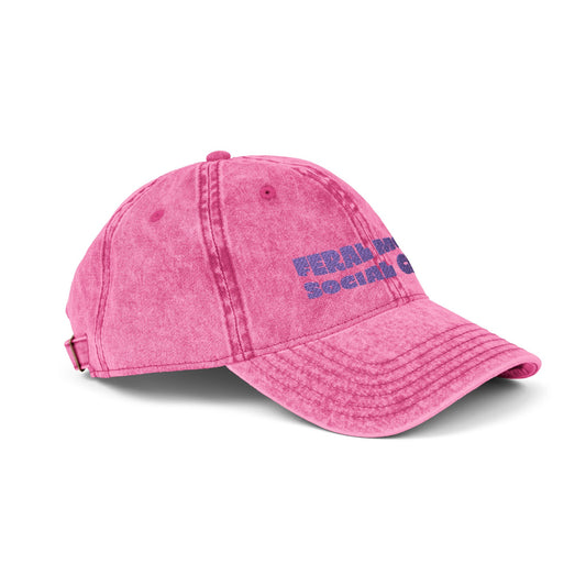 Feral Moms Vintage Pink Cap