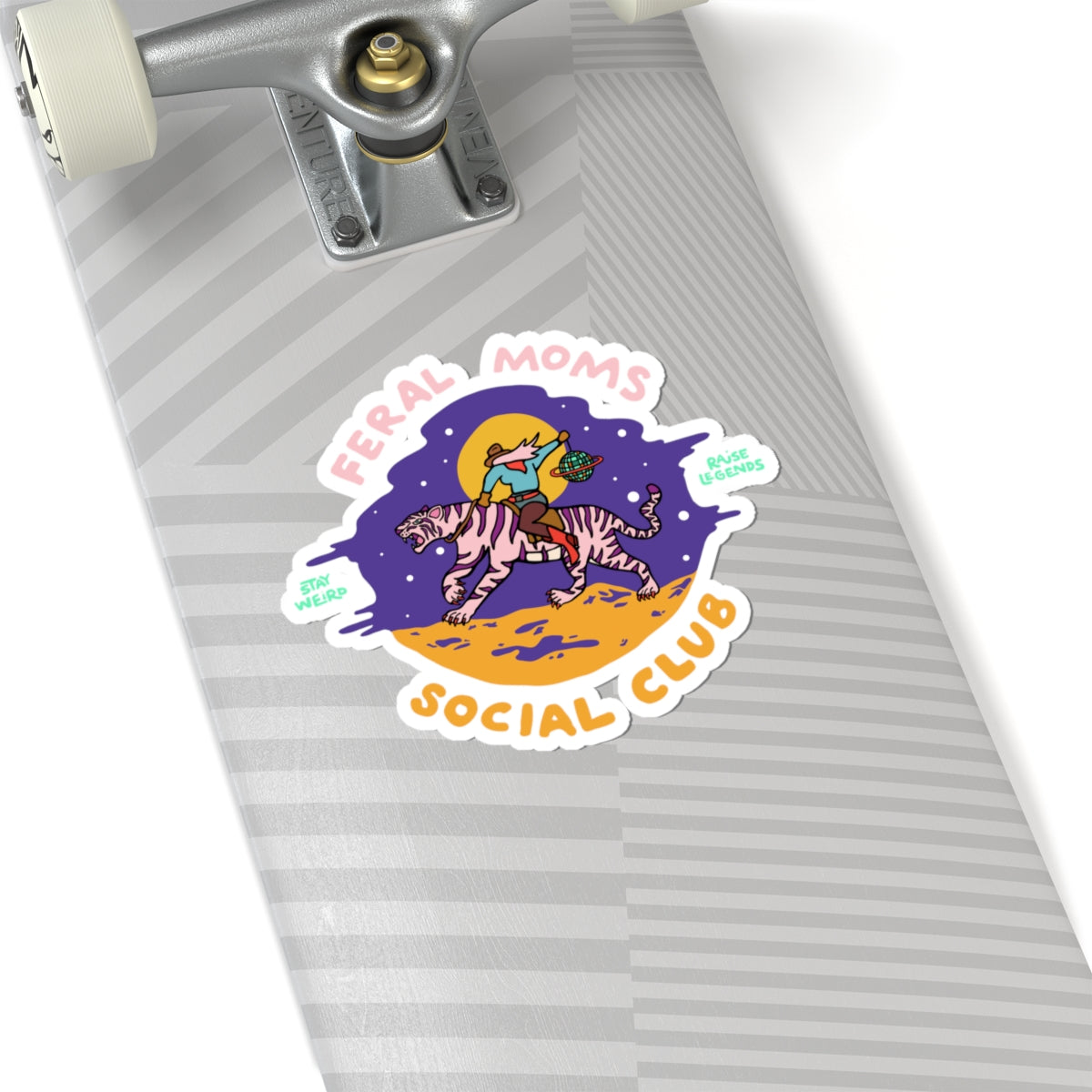 Feral Moms Social Club Sticker