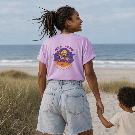 Feral Moms Social Club Tee