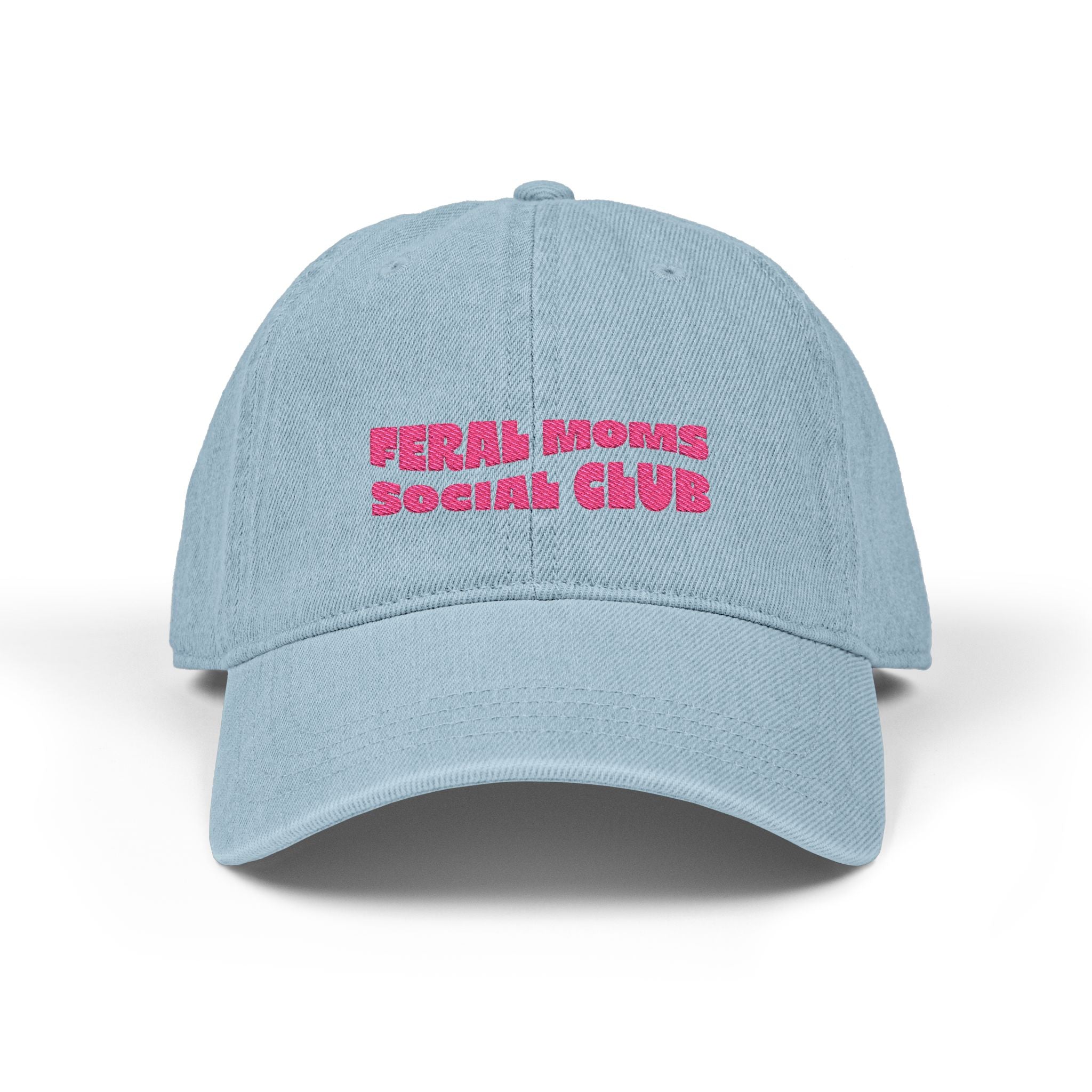 Feral Moms Denim Cap | Mom Hat & Gift Idea – The Mothership Collective