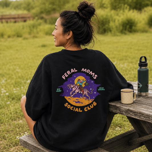Feral Moms Social Club Crewneck