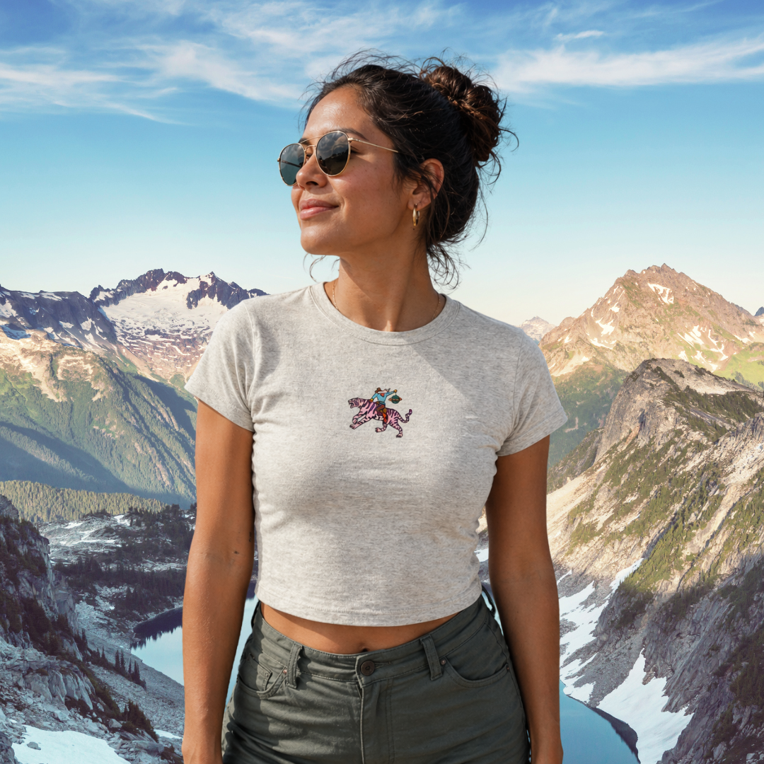 Disco Cowgirl Crop Tee