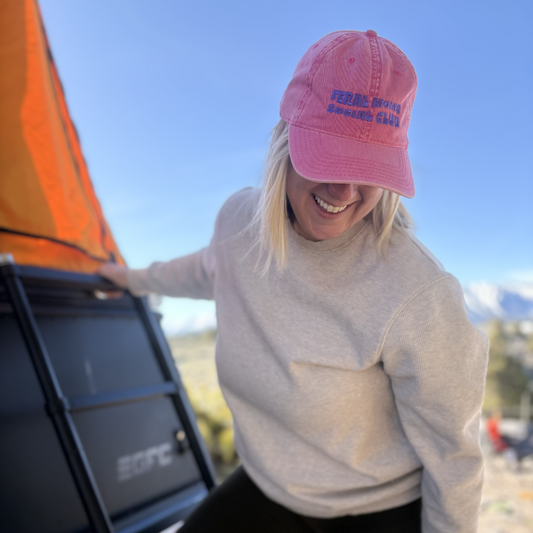 Feral Moms Vintage Pink Cap